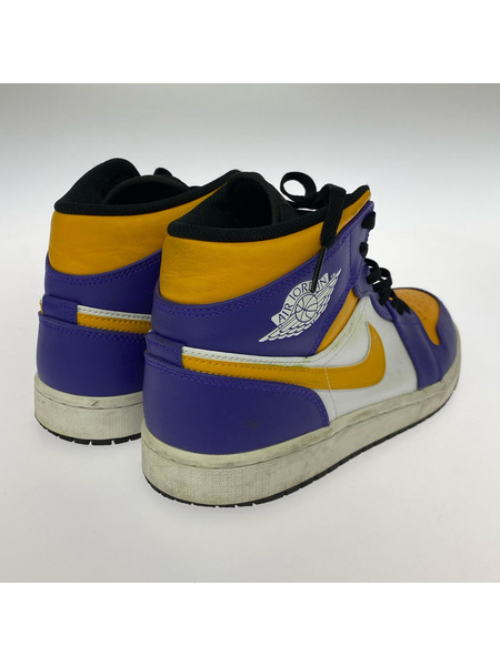 NIKE スニーカー Air Jordan 1 Mid "Lakers" (28cm)