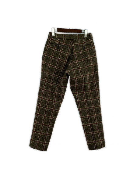 BEAMS BOY パンツ Harris Tweed チェックパンツ