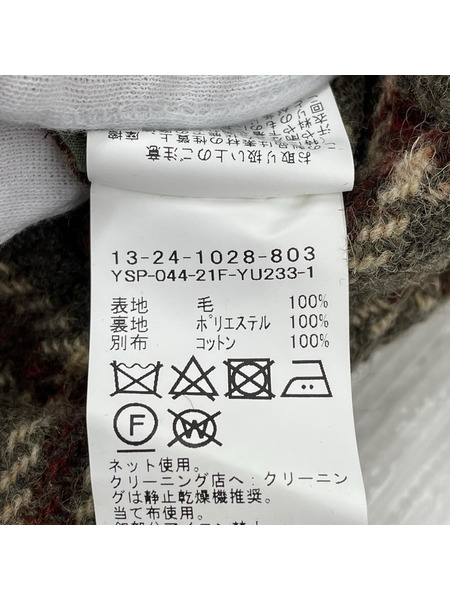BEAMS BOY パンツ Harris Tweed チェックパンツ