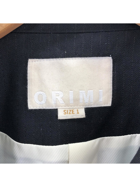 ORIMI FRILL SUITING BLOUSON 1 ブラック A24803