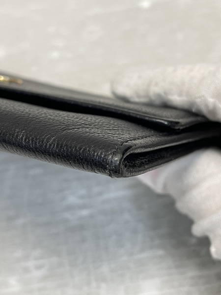 CHANEL ココマーク 1スナップ コンパクトウォレット ブラック