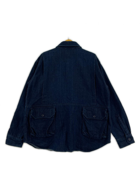 Engineered Garments Explorer Shirt Jacket-10oz Broken Denim