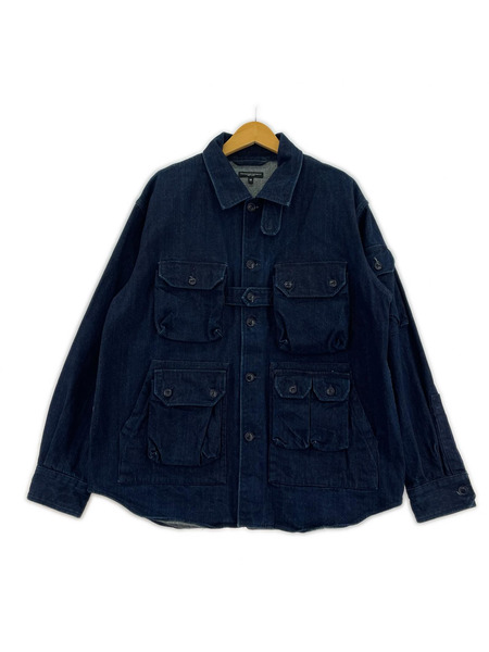 Engineered Garments Explorer Shirt Jacket-10oz Broken Denim