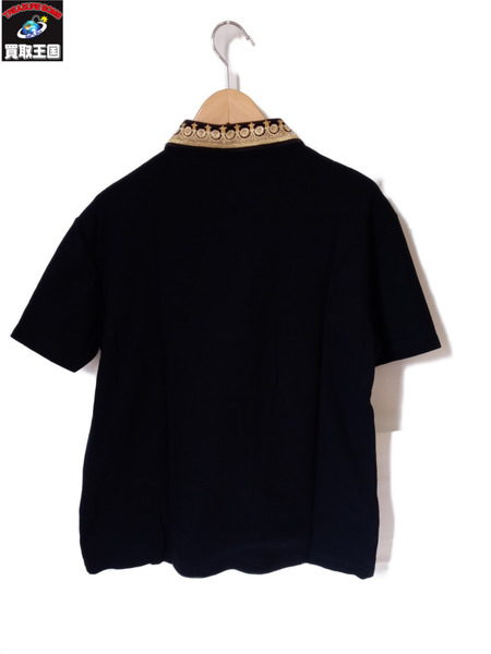 メンズラグ衣料　VERSACE　 S/Sポロシャツ ブラック