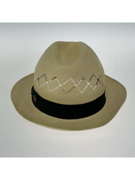 Borsalino ストローハット アイボリー