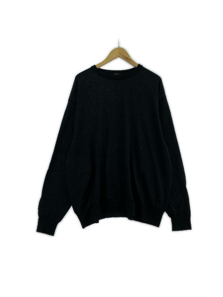 COMOLI ニット・セーター 25AW ウール クルーネックニット ブラ