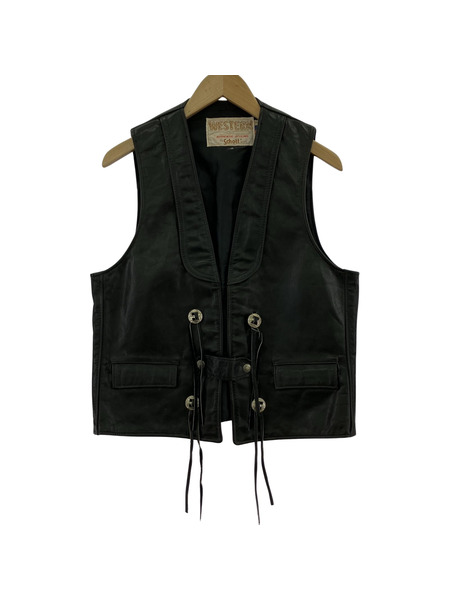 schott ジレ・ベスト western by schott レザー USA製 (M)