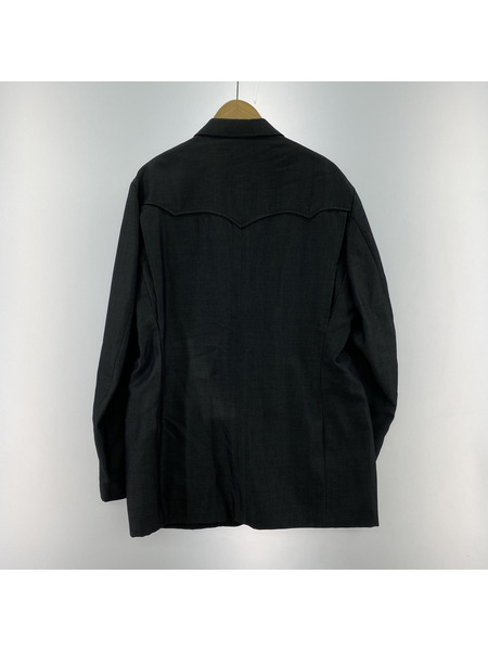 70s NIVER WESTERN WEAR テーラードジャケット (40) ブラック