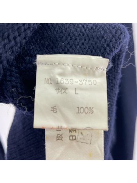 POLO RALPH LAUREN レタードカーディガン L