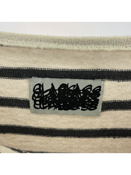 長袖Tシャツ・カットソー CLASS RETRO BORDER 3 ホワイト