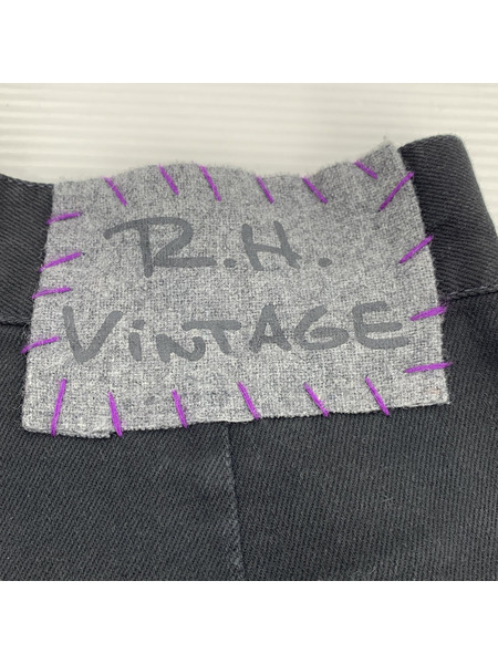 R.H. Vintage パンツ ワイドパンツ 黒[値下]