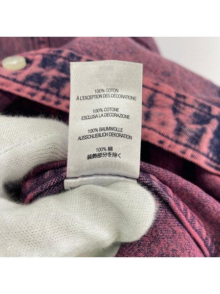 Supreme 21AW Applique Denim Shirt 製品染デニムシャツ M パープル