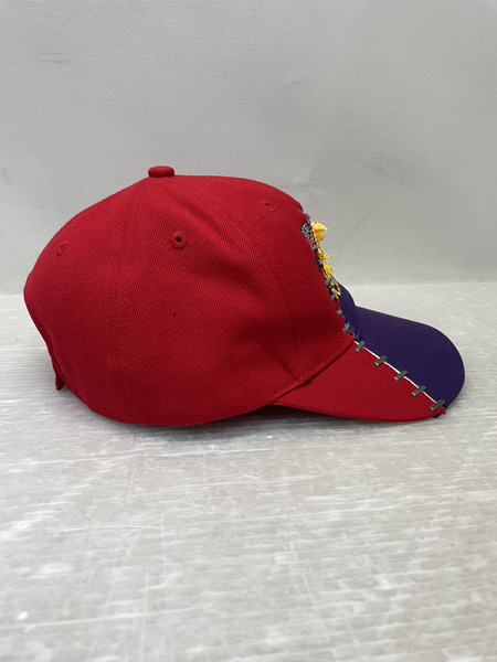 KOZABURO PRM CAP SINGLE LINE デザインキャップ レッド×パープル