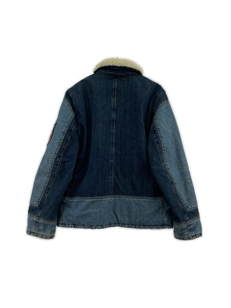 schott ジャケット デニム ボアジャケット