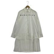 MM6 長袖シャツ 21aw LOGO PRINT COTTON DRESS シャツ size16