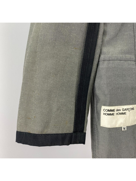 COMME des GARCONS HOMME HOMME 90s スペシャル ドッキングジャケット M グレー IJ-040710