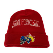 Supreme ニットキャップ 17AW Loose gauge beanie/YEL