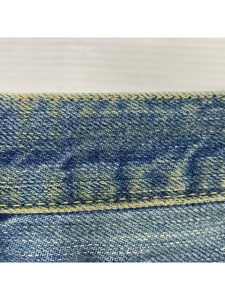 HYSTERIC GLAMOUR デニム・ジーンズ 0211AP08 クラッシュ加工 (実寸35)