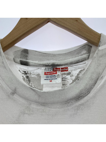 Supreme 半袖Tシャツ・カットソー ×MM6 BOXロゴ 転写 白 (M)