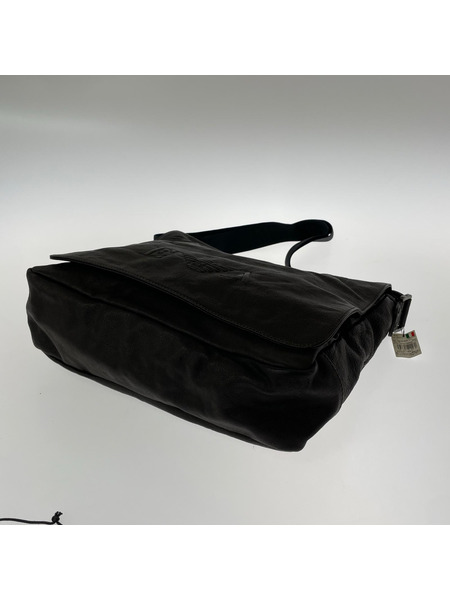 EMPORIO ARMANI ショルダーバッグ レザーショルダーバッグ/ブラウン