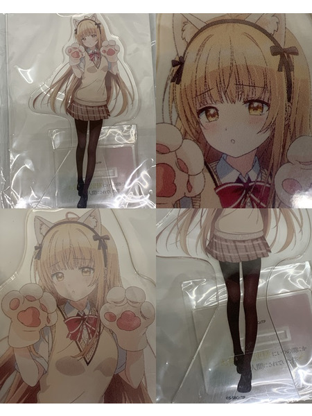 お隣の天使様 描き下ろしアクリルスタンド＆描き下ろし缶バッジ セット 椎名真昼 未開封 お隣の天使様にいつの間にか駄目人間にされていた件 