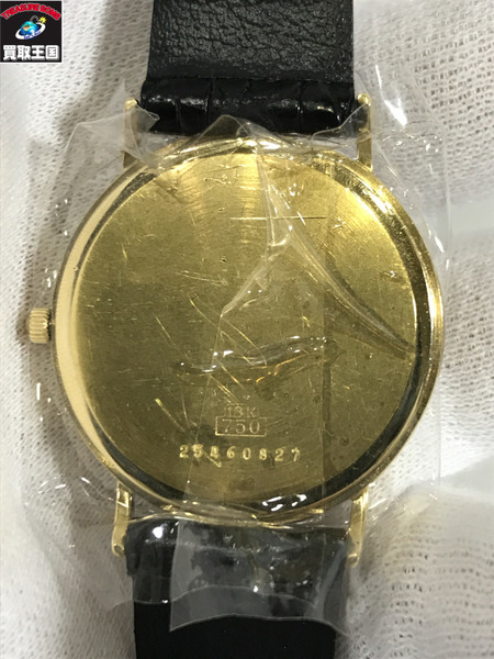 メンズQZ LONGINES/750/ラウンドウォッチ/12PD/社外ベルト[値下]