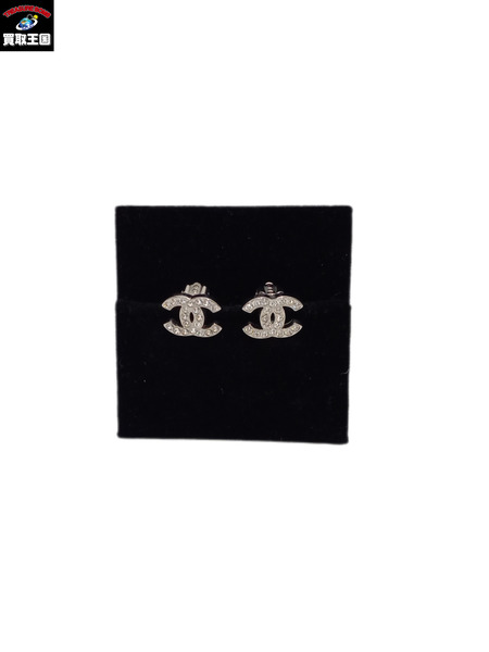 CHANEL/ココマーク/ラインストーン/イヤリング