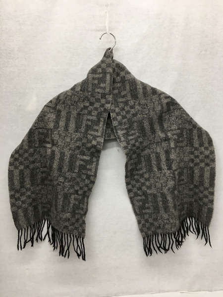 FENDI ズッカ柄マフラー グレー[値下]