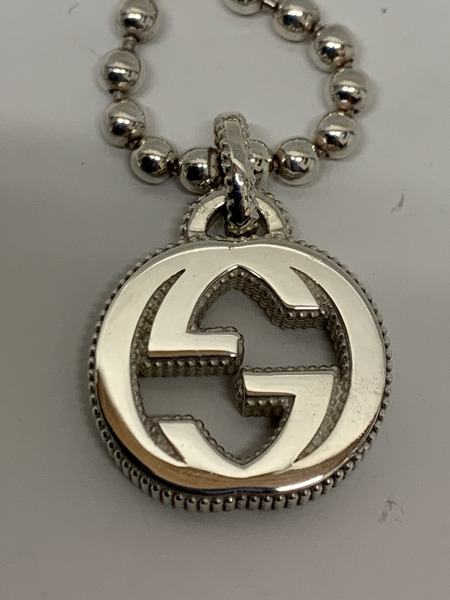 GUCCI インターロッキングG ネックレス 開封品 グッチ GG ペンダント シルバーアクセサリー シルバーネックレス SV925