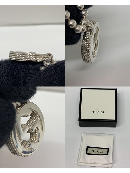 GUCCI インターロッキングG ネックレス 開封品 グッチ GG ペンダント シルバーアクセサリー シルバーネックレス SV925