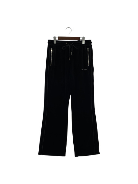 LAST NEST パンツ Velour Embroidery Track Pants BLK (XL)