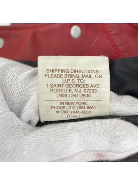 schott レザージャケット レザー トラッカージャケット (34)RED