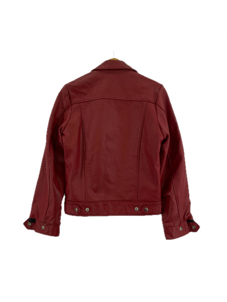 schott レザージャケット レザー トラッカージャケット (34)RED