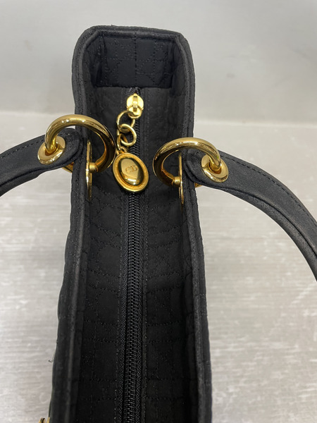 Dior レディディオール カナージュ ハンドバッグ ブラック[値下]