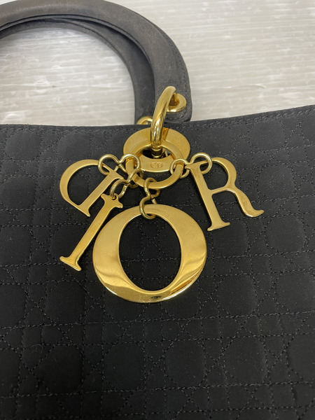 Dior レディディオール カナージュ ハンドバッグ ブラック[値下]