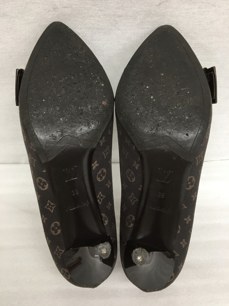 LOUIS VUITTON　靴 モノグラム・ミニ/ベルテッドパンプス/39/NQ1006