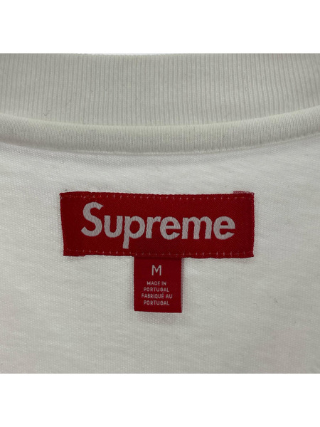Supreme 25ss small box logo L/S T-Shirt 白 (M)