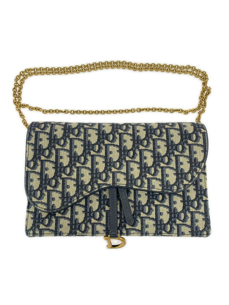 ショルダーバッグ Christian Dior オブリーク サドル ベルト ショルダーバッグ