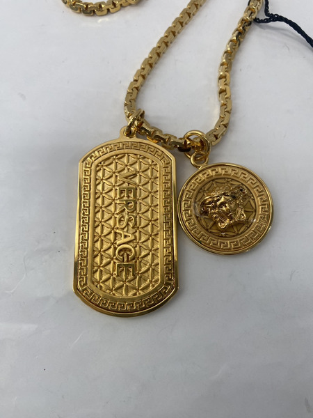 VERSACE ドックタグネックレス
