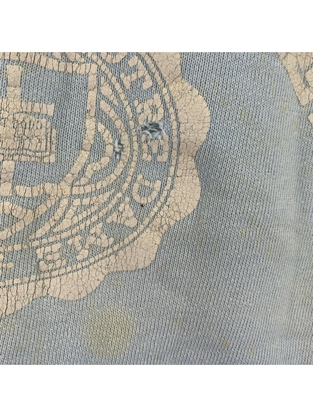 Champion 半袖Tシャツ・カットソー 60s ランタグ  カットオフスウェット 水色