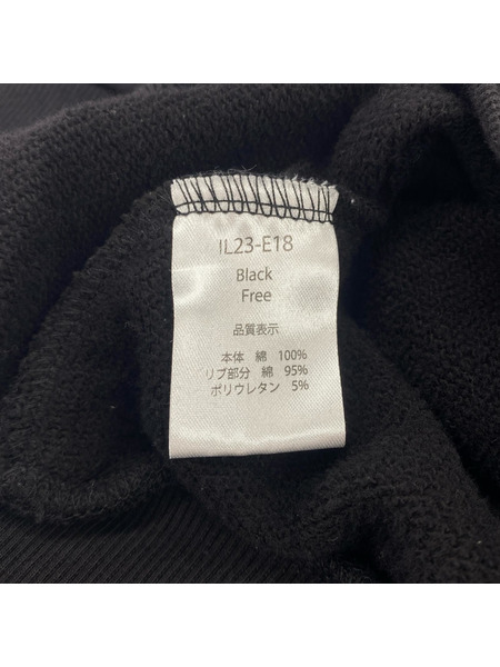 パーカー(ジップアップ) ililil 蛇昇華界 着物パーカー ブラック