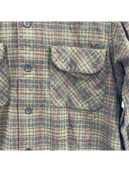 PENDLETON 長袖シャツ 50s 開襟シャツ ウールシャツ