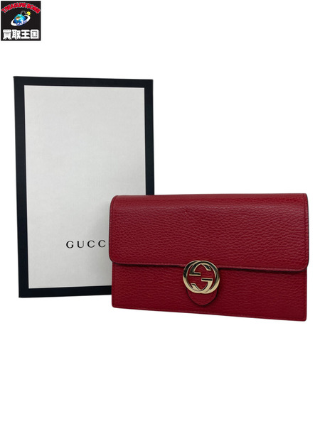 ハンドバッグ インターロッキングチェーンショルダーウォレット[値下]