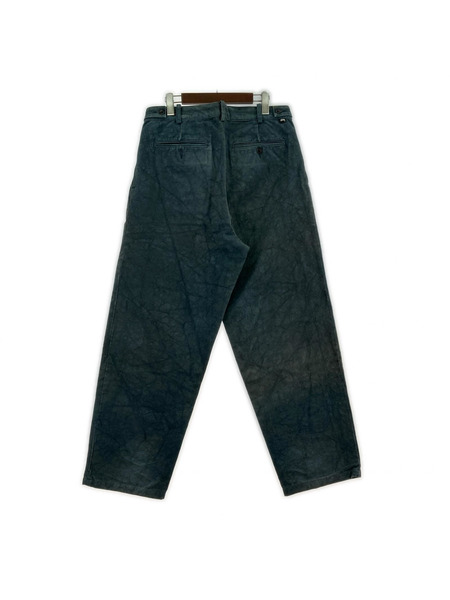 STUSSY パンツ Canvas Volume Pleated Trouser 32 NVY