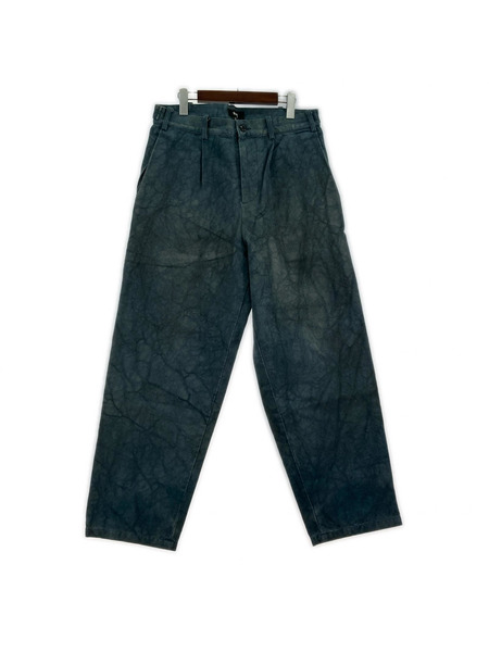 STUSSY パンツ Canvas Volume Pleated Trouser 32 NVY