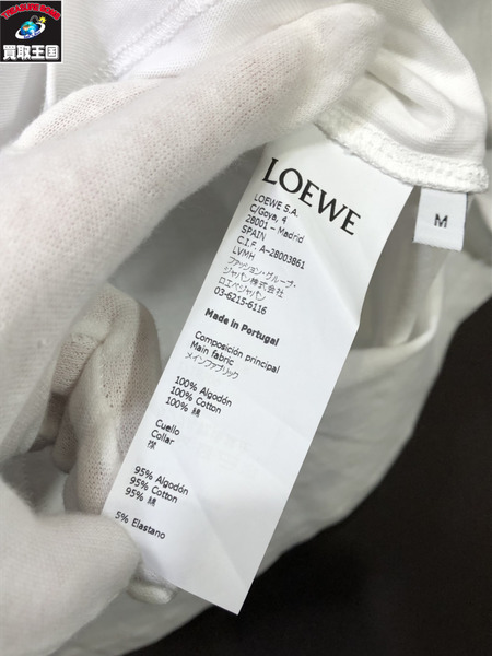 LOEWE アナグラム Tシャツ M 白