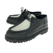 uniform experiment シューズ Amb バイカラー レザーチロリアンシューズ 41 黒 白