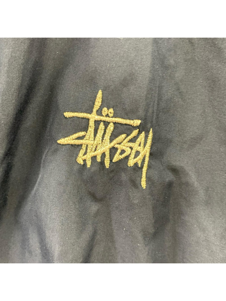 STUSSY 90s~ 赤青タグ サイドテープ ナイロンジャケット L ネイビー