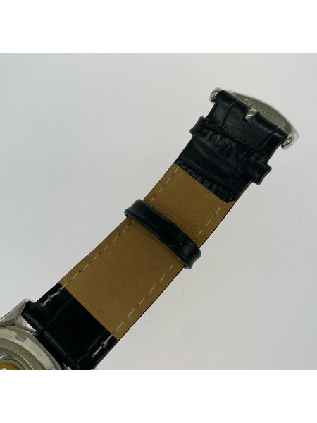 メンズ時計 AUREOLE スケルトン レザーバンド