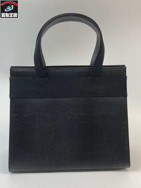 Salvatore Ferragamo サルバトーレ フェラガモ ハンドバッグ ヴァラ　リボンハンドバッグ ブラック